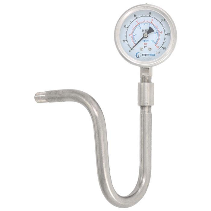 u-syphon for pressure gauge