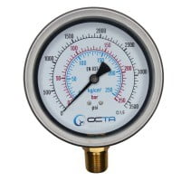 pressure gauge_octa_เพรสเชอร์เกจ_gb100_250bar