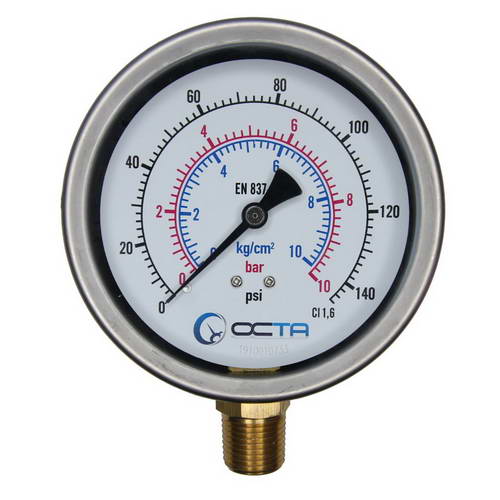 pressure gauge_เพรสเชอร์เกจ_octa_gb100_10bar
