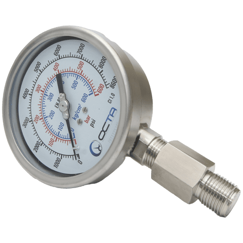 pressure-gauge-diaphragm-flush-octa-with-gs100-isomatic