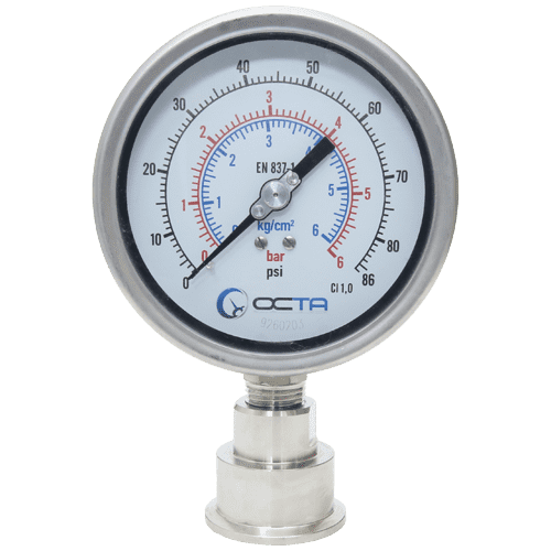 เกจวัดแรงดัน-pressure-gauge-diaphragm-seal-octa-ferrule-gs-100-front