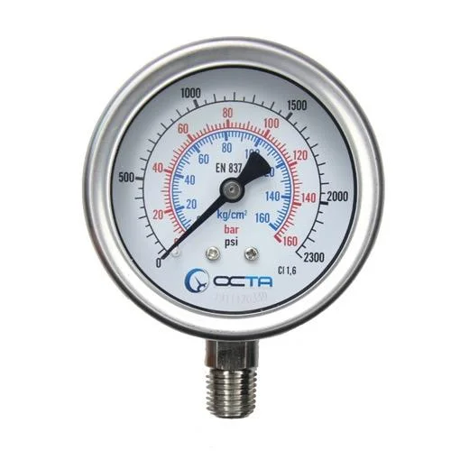 เกจวัดแรงดัน-pressure-gauge-octa-gs63-160bar