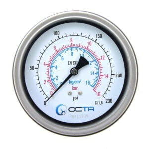 เกจวัดแรงดัน_pressure-gauge_octagauge_GBK100_16bar