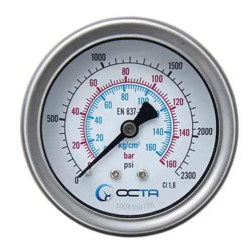 เพรสเชอร์เกจ-pressure-gauge-octagauge-GBK63-160bar