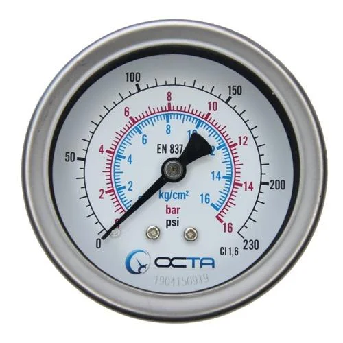 เพรสเชอร์เกจ-pressure-gauge-octagauge-GBK63-16bar