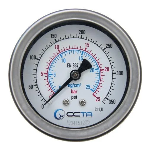 เพรสเชอร์เกจ-pressure-gauge-octagauge-GBK63-25bar