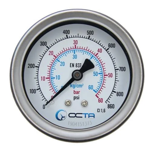 เพรสเชอร์เกจ-pressure-gauge-octagauge-GBK63-60bar