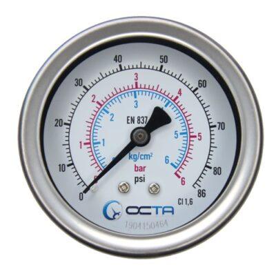 เพรสเชอร์เกจ-pressure-gauge-octagauge-GBK63-6bar